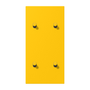 Centre plate with toggle lever "cylinder", 2 x 2 toggle levers, LS 1912 range