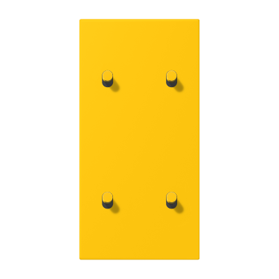 Centre plate with toggle lever "cylinder", 2 x 2 toggle levers, LS 1912 range