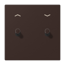 Centre plate with toggle lever "cylinder", 2 toggle levers, with arrow symbols, LS 1912 range