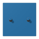 Centre plate with toggle lever "cylinder", 2 toggle levers, LS 1912 range