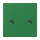 Centre plate with toggle lever "cylinder", 2 toggle levers, LS 1912 range