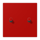 Centre plate with toggle lever "cylinder", 2 toggle levers, LS 1912 range