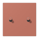 Centre plate with toggle lever "cylinder", 2 toggle levers, LS 1912 range