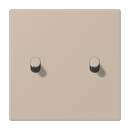 Centre plate with toggle lever "cylinder", 2 toggle levers, LS 1912 range