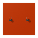 Centre plate with toggle lever "cylinder", 2 toggle levers, LS 1912 range