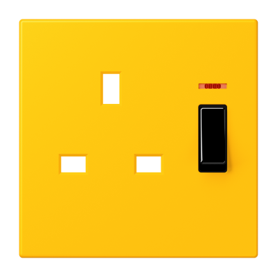 Centre plate for switched socket insert 3171KOEINS - Les Couleurs® Le Corbusier