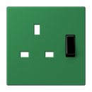 Centre plate for socket insert BS 3171EINS - Les Couleurs® Le Corbusier