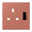 Centre plate for socket insert BS 3171EINS - Les Couleurs® Le Corbusier