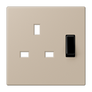 Centre plate for socket insert BS 3171EINS - Les Couleurs® Le Corbusier