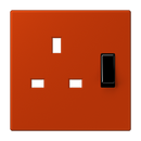 Centre plate for socket insert BS 3171EINS - Les Couleurs® Le Corbusier