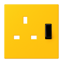 Centre plate for socket insert BS 3171EINS - Les Couleurs® Le Corbusier