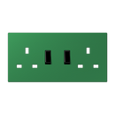 Centre plate for socket insert BS 2172 EINS - Les Couleurs® Le Corbusier