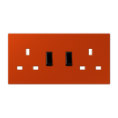 Centre plate for socket insert BS 2172 EINS - Les Couleurs® Le Corbusier