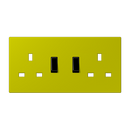 Centre plate for socket insert BS 2172 EINS - Les Couleurs® Le Corbusier