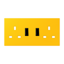 Centre plate for socket insert BS 2172 EINS - Les Couleurs® Le Corbusier