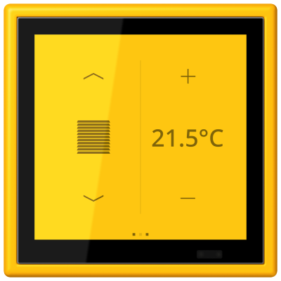 KNX room controller LS TOUCH, Secure - Les Couleurs® Le Corbusier