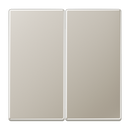 Matter push-button 2-gang, battery-powered, 4-channel, thermoplastic lacquered, LS range