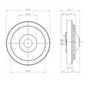 Combi-Presence Detector 360° with room climate sensors