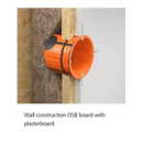 O-range ECON® Fix one-gang junction box, air-tight, Depth 62 mm (PK25)