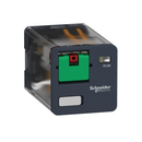 Universal plug in relay, Harmony Electromechanical Relays, 10A, 2CO, lockable test but to n, 230V AC