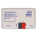 KNX gateway for Mitsubishi air conditioning units, flush mounted
