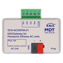 KNX gateway for Panasonic Etherea air conditioning units, flush mounted