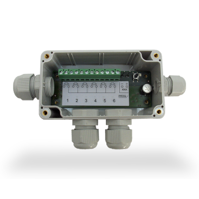 KNX Temperature Controller/Sensor 6-fold, surface mounted