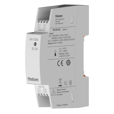 Power supply 24 V DC 0.63 A