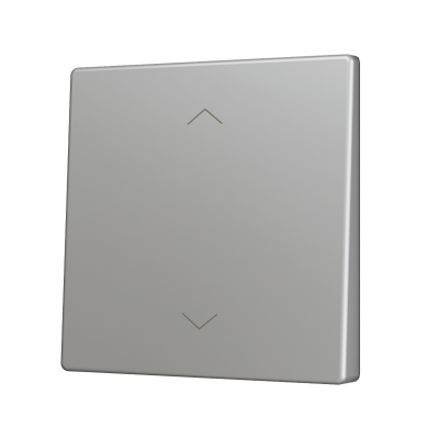 ZS55. Cover for KNX Soft push button 55x55mm