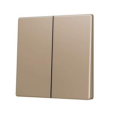 ZS55. Cover for KNX Soft push button 55x55mm