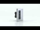 20venti pushbutton with backlit text/symbols and proximity sensor