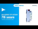 KNX Modbus TCP Gateway 716 secure