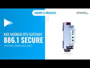KNX Modbus RTU Gateway 886.1 secure