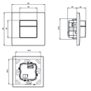 theMura P180 2.20 KNX UP WH