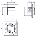 theMura S180 KNX UP WH