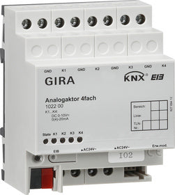 Gira KNX Analogue actuator, 4-gang