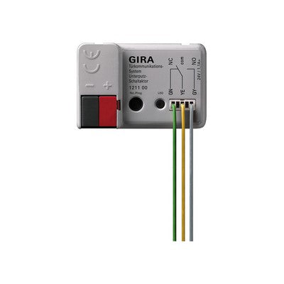 Door communication flush-mounted switching actuator