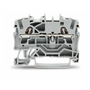 2-conductor through terminal block 2.5 mm² - Grey (100PK)