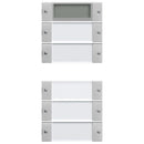 Rocker Set For Push Sensor 3 Thermostat With Inscription Space