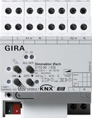 KNX Dimming Actuator, 2-gang 2 x 300 W/VA