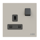 BS SP switched socket outlet 13A - Millenium