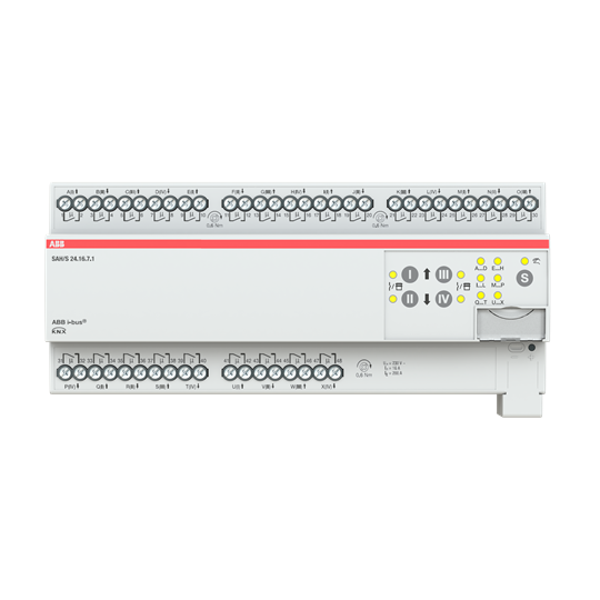 ABB SAH/S24.16.7.1 Switch/Shutter Actuator, 24-fold, 16 A, MDRC