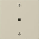 KNX RF operating top unit, 1-gang with arrow symbols System 55