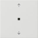 KNX RF operating top unit, 1-gang with arrow symbols System 55