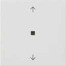 KNX RF operating top unit, 1-gang with arrow symbols System 55