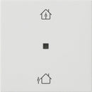 KNX RF operating top unit, 1-gang heating mode System 55