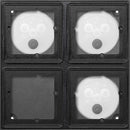 System 106 installation box, flush mounting