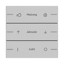 Rocker set Inscribable for pushbutton sensor 4 - System 55