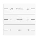 Rocker set Inscribable for pushbutton sensor 4 - System 55