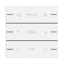 Rocker set Inscribable for pushbutton sensor 4 - System 55